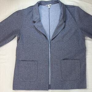 Maurices blazer womens XXL Open front deep‎ pockets Cotton blend Academy Office